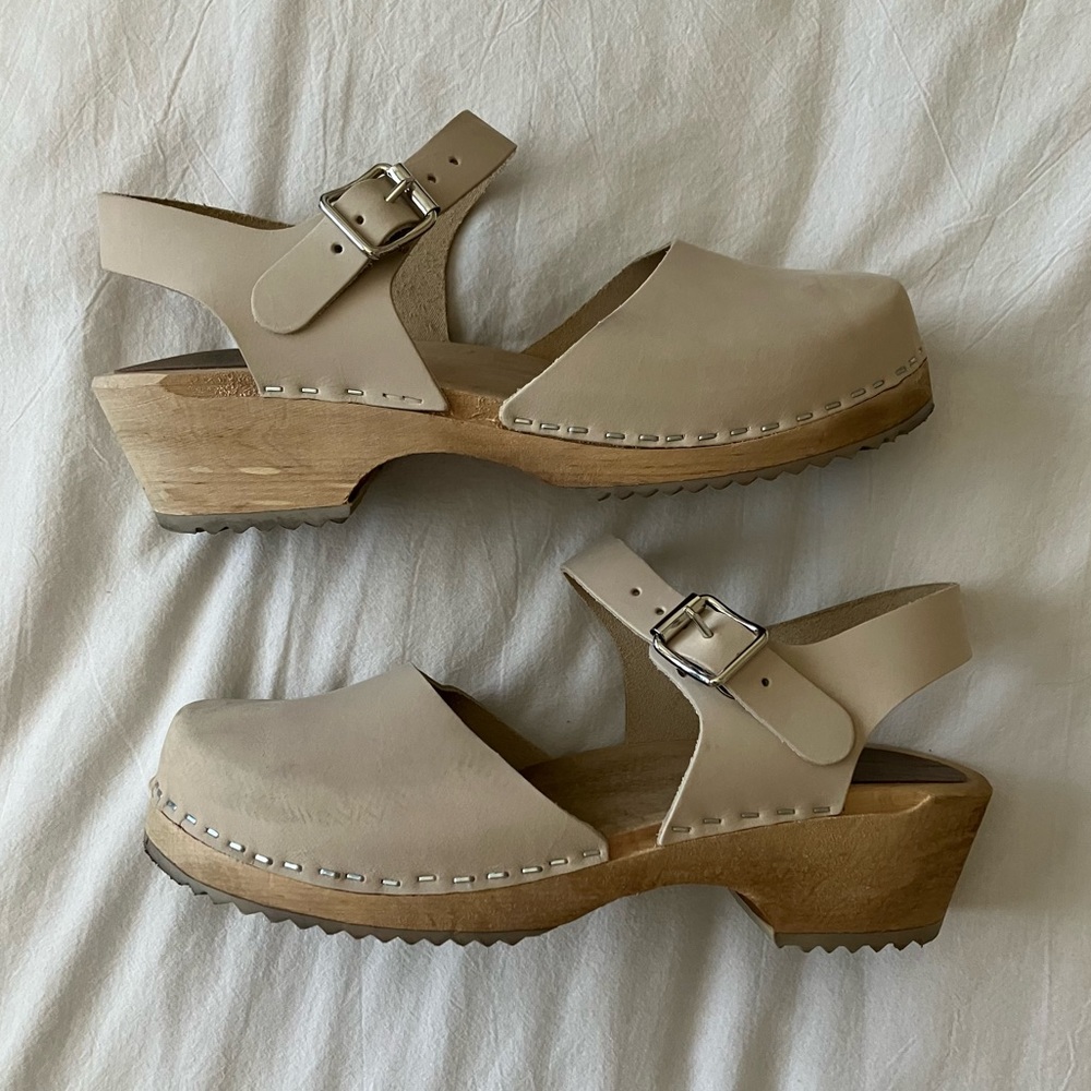 Roolee Mia Sofia Clogs: Cornsilk - image 4